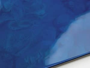 Metallic AZURE BLUE & BLEU CLAIR – Résine sol y compris apprêt