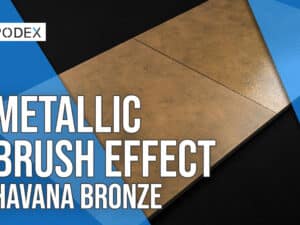 HAVANA BRONZE - Metallic Brush Effect - Peinture résine sol