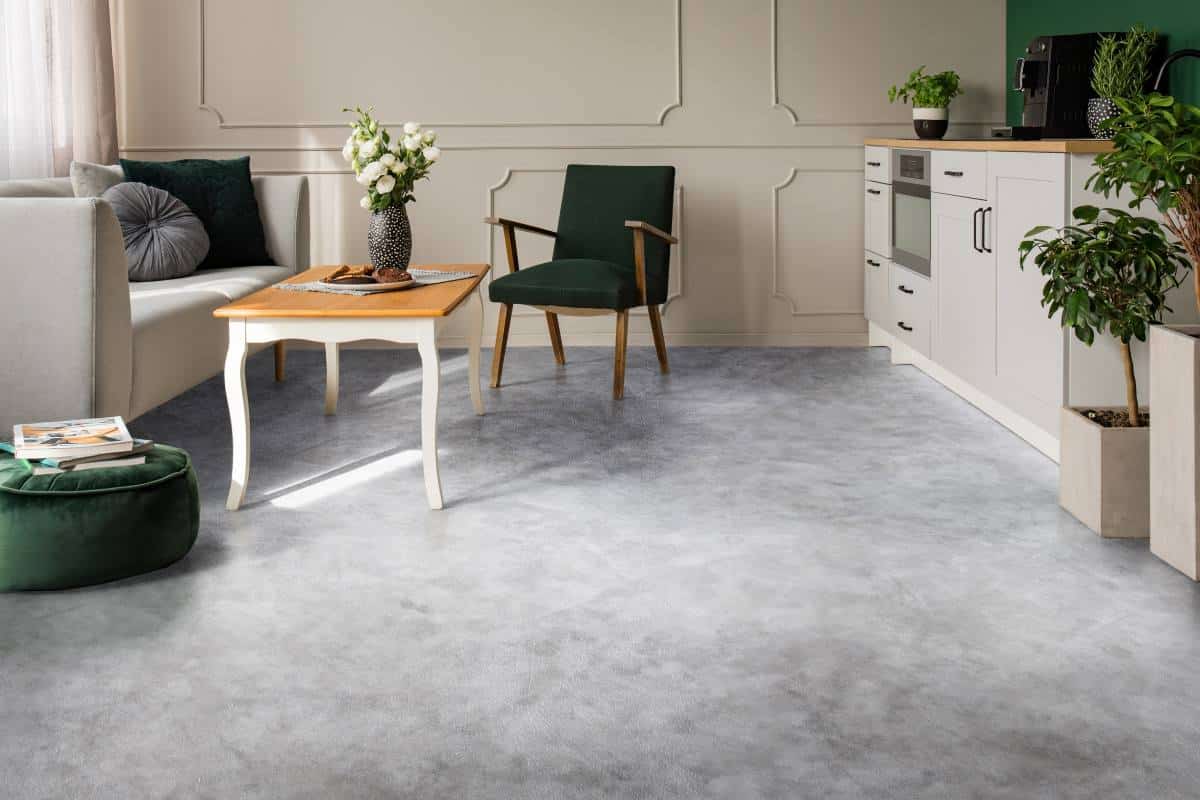 epoxidharzboden epoxy floor brusheffect pearlwhite platinumsilver 2