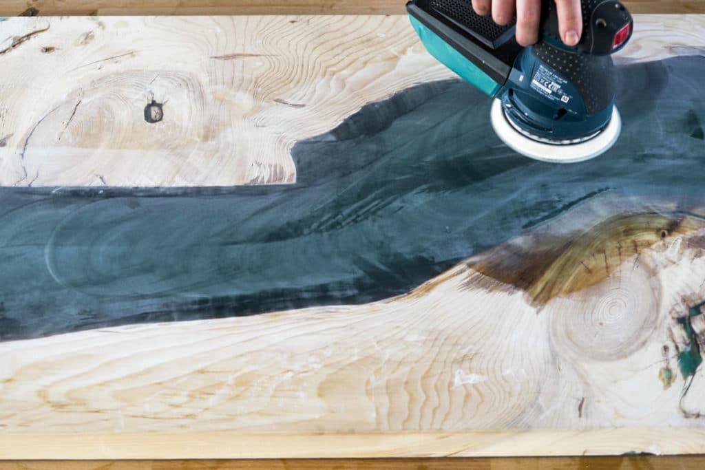 diy tavolo in- resina epossidica