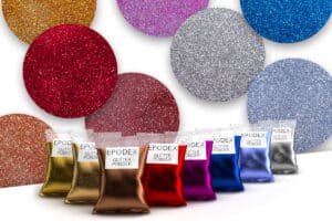 Set di campioni Pigmenti glitterati | 9 colori