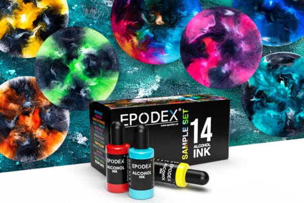 alcohol inks epoxy set 14