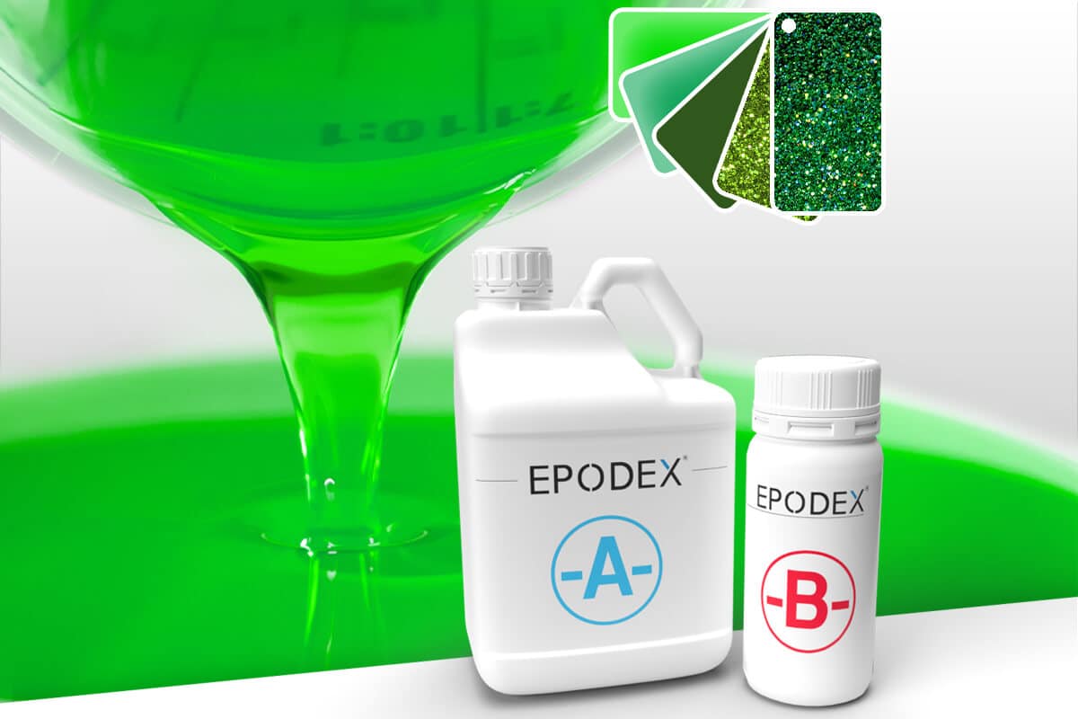 Resina epossidica  Colori verdi - EPODEX - Italia