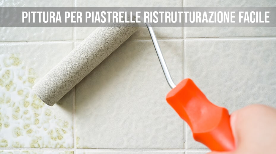 Dipingere il bagno con vernice per piastrelle