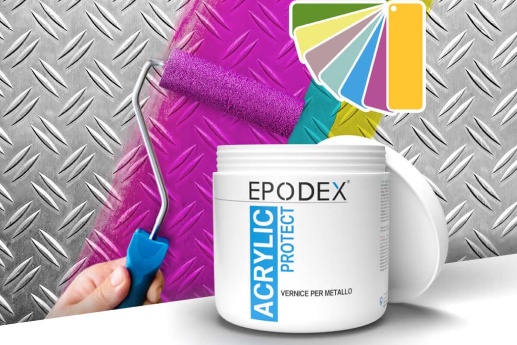 Vernice per ferro di EPODEX  ACRYLIC PROTECT smalto per metallo