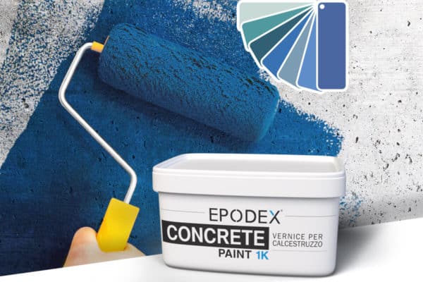 concrete paint blau 2