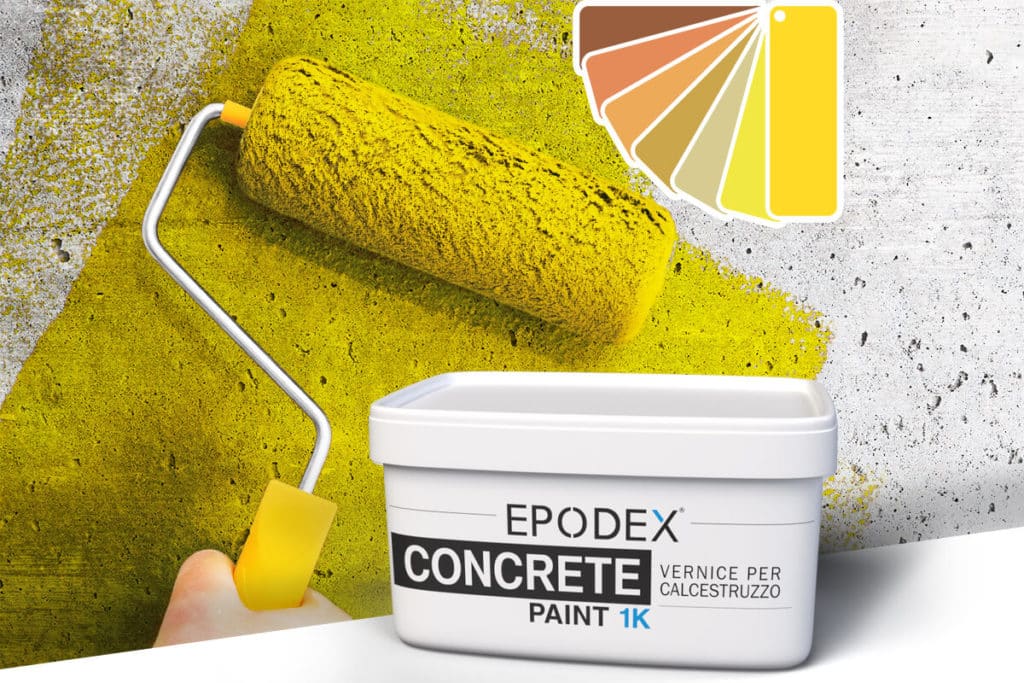 concrete paint gelb 2