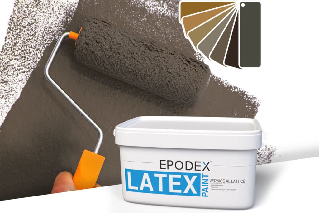 latex paint wall epodex braun 2