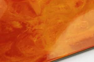 Metallic TERRA ORANGE & ROSSO TRAFFICO – Pavimento in resina per colata