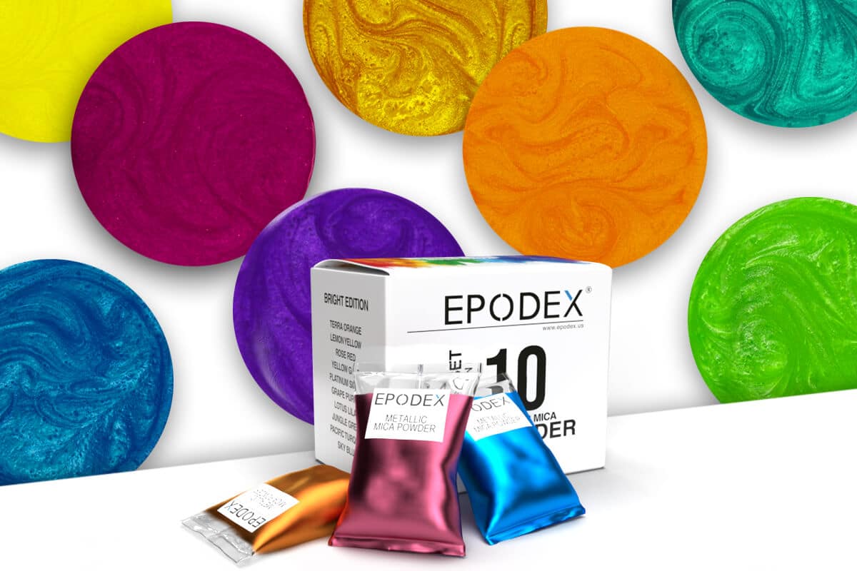 Set di campioni pigmenti colorati – Bright Edition | 10 colori