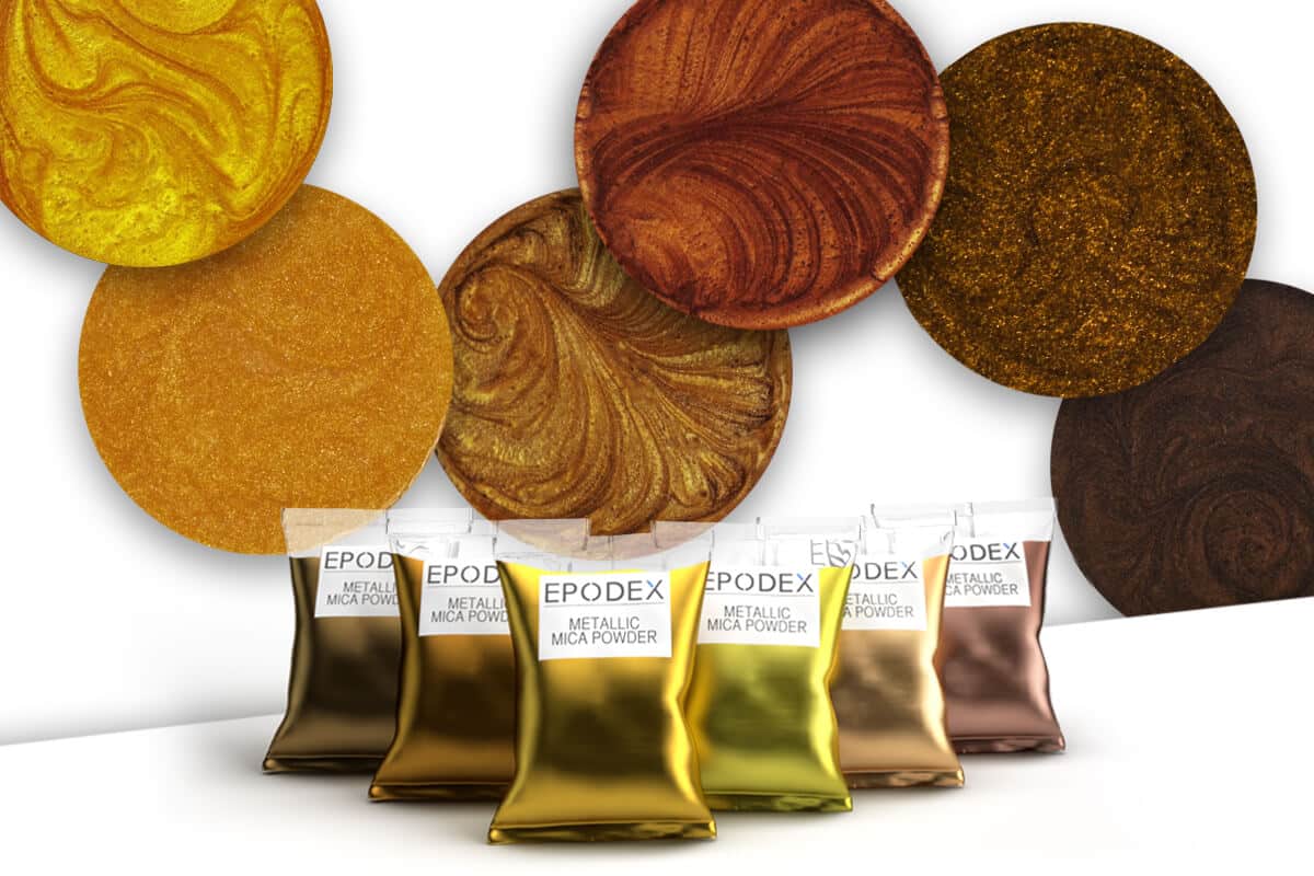 Set di campioni pigmenti colorati – Amber Edition | 6 colori