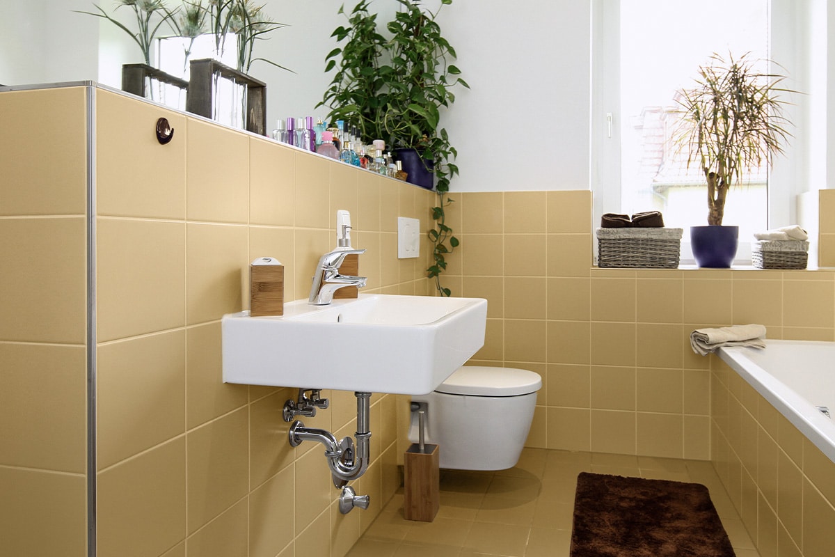 tile paint badezimmer braunbeige