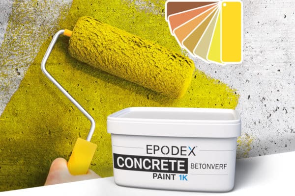 concrete paint gelb 2