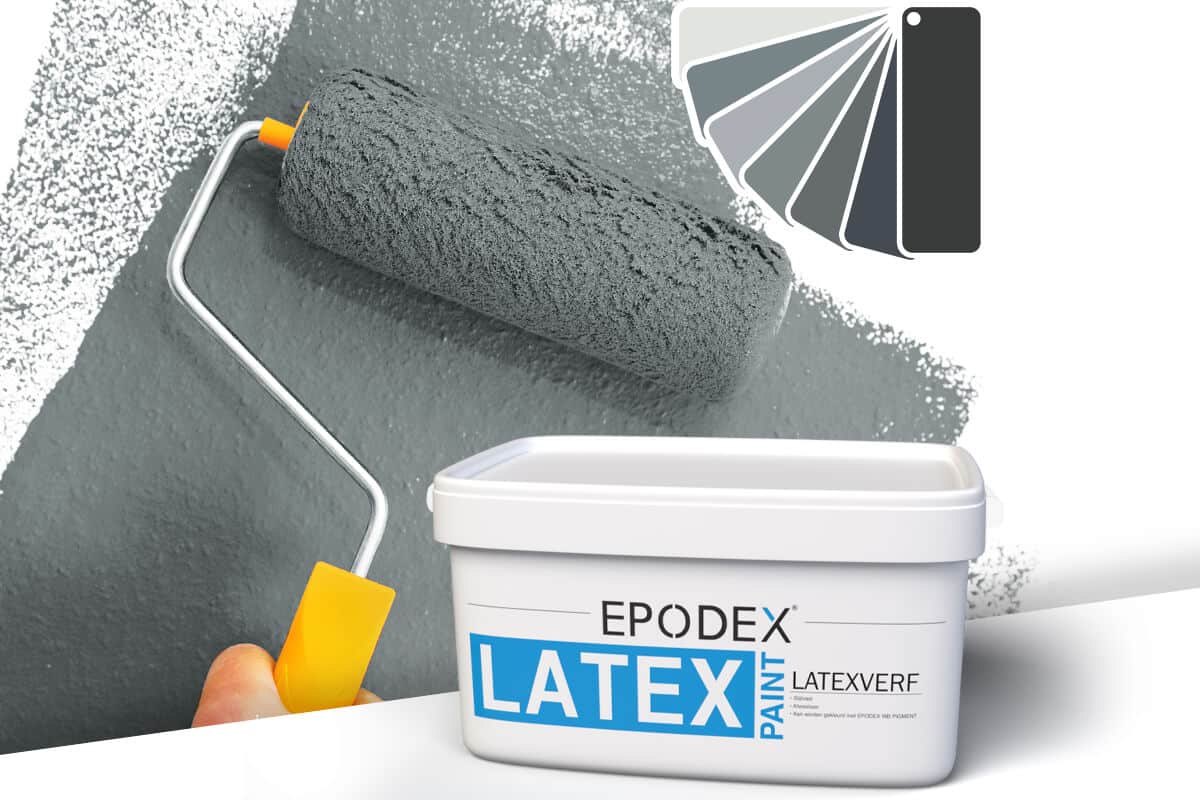 Hoe dan ook olie deze Latexverf | Grijze kleuren | LATEX PAINT - EPODEX - Nederland