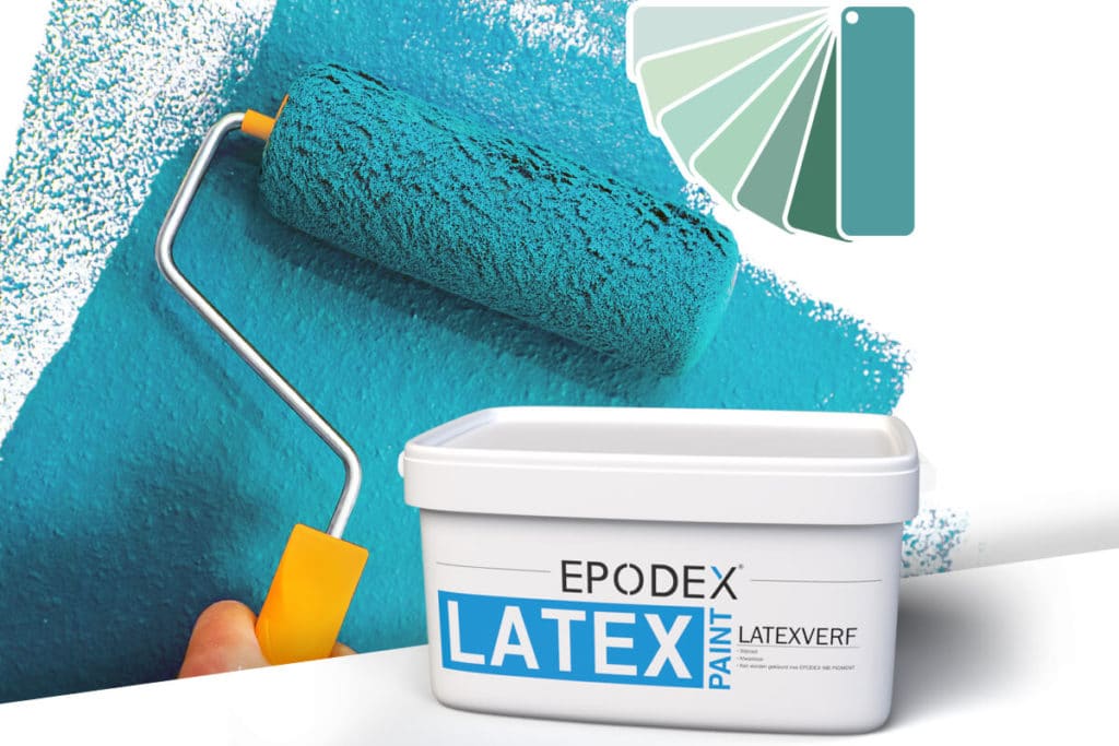 latex paint wall epodex tuerkis 2