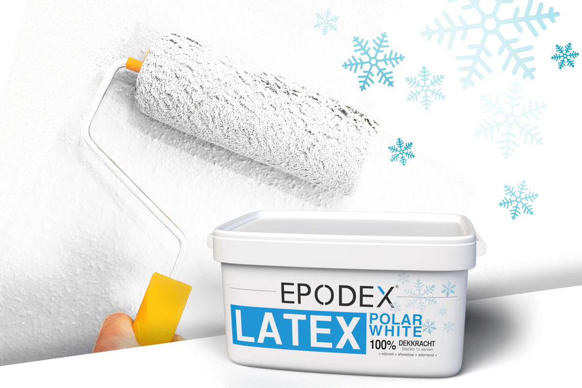 Heiligdom Maak een sneeuwpop Vroeg Latexverf | Poolwit | LATEX PAINT - EPODEX - Nederland