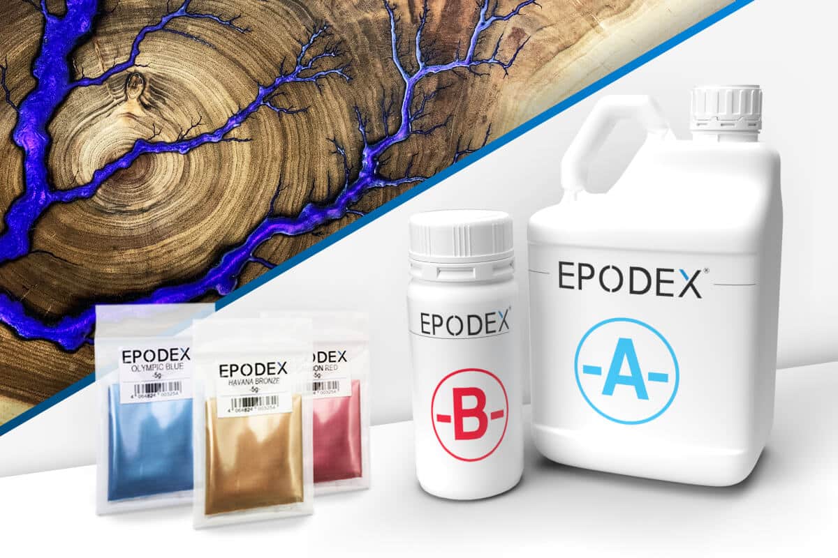 resine epoxy bois couleur metallique