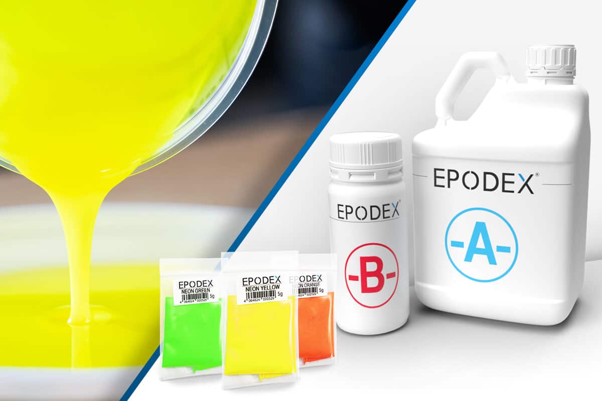 resine epoxy synthetique couleur neon