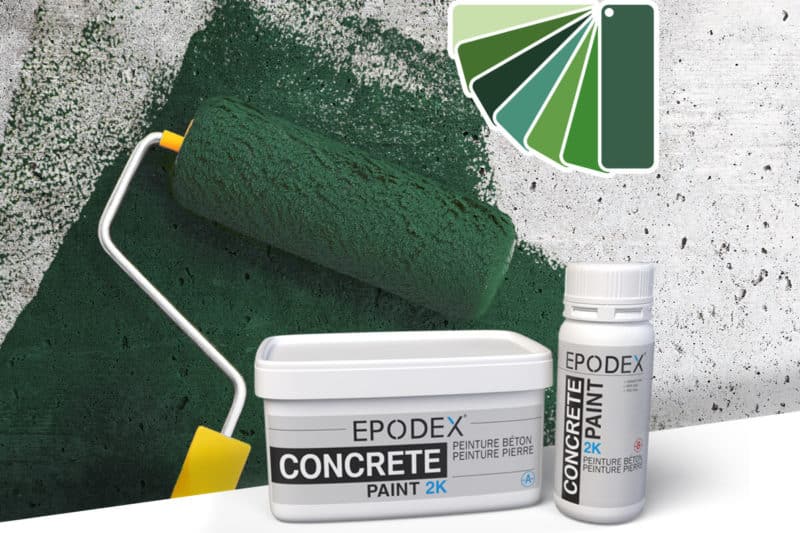 peinture pierre concrete gruen