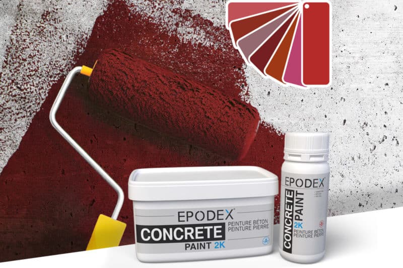 peinture pierre concrete rot