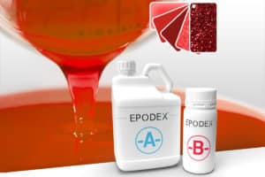 Résine époxy | Couleurs rouges