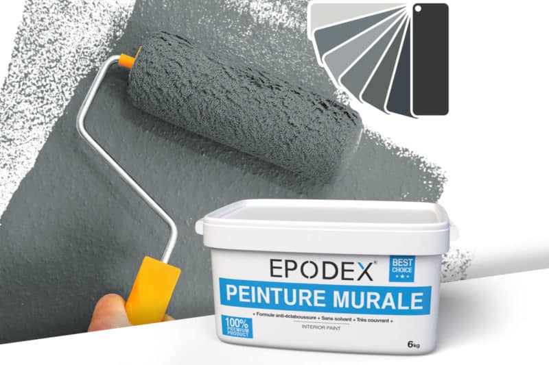 peinture murale epodex grau