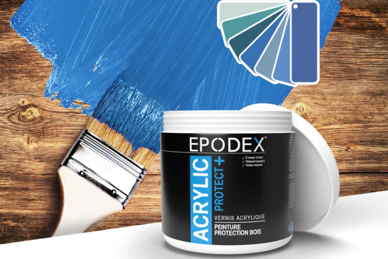peinture protection bois blau 2