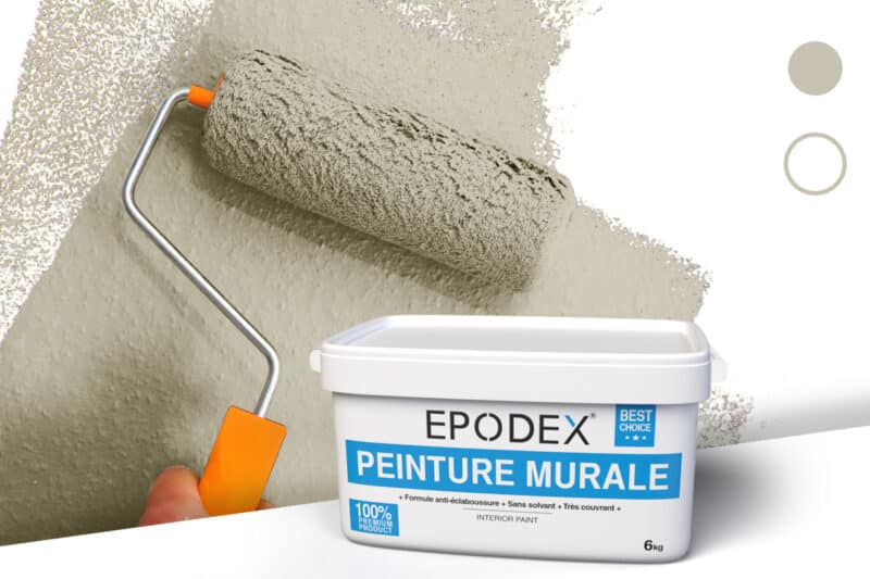 peinture murale epodex kieselgrau