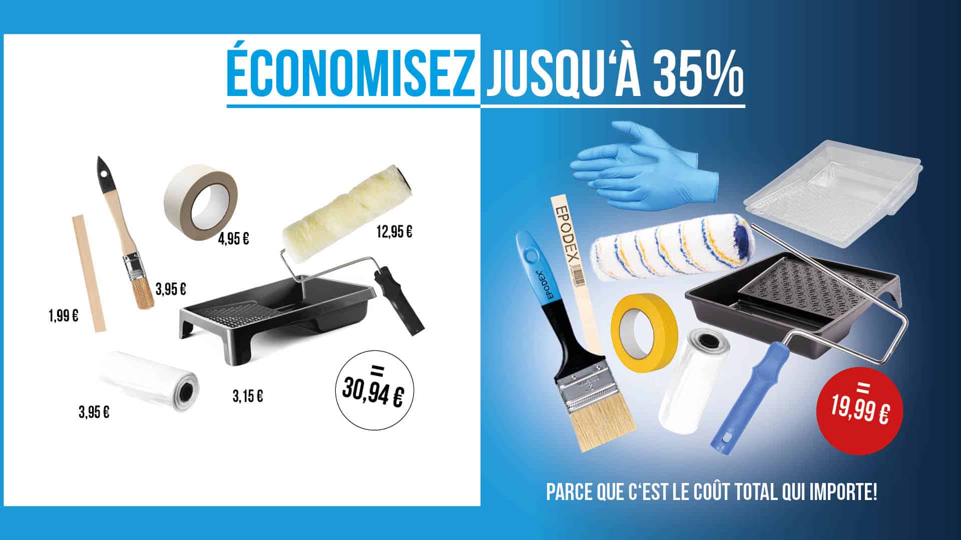 peinture pour béton 1K accessoires