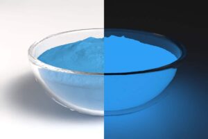 BLUE - GLOW IN THE DARK - pigment de couleur