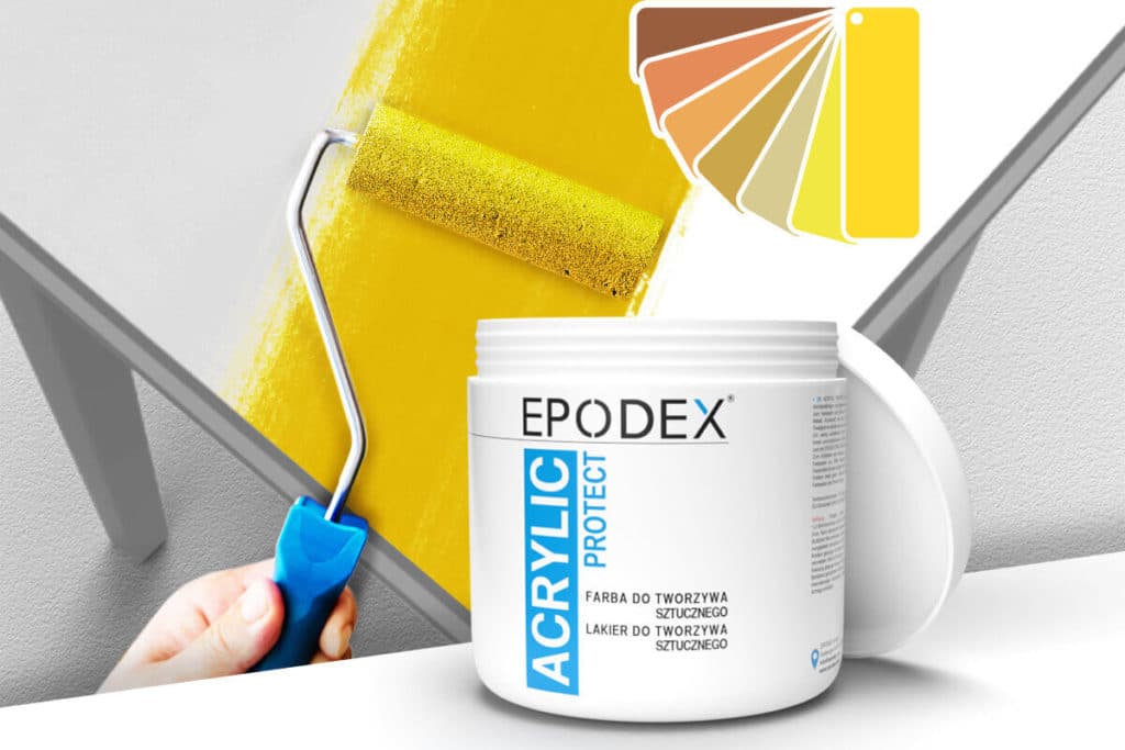 acryllack kunststofffarbe gelb 2