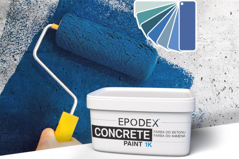 farba do betonu concrete paint blau 2