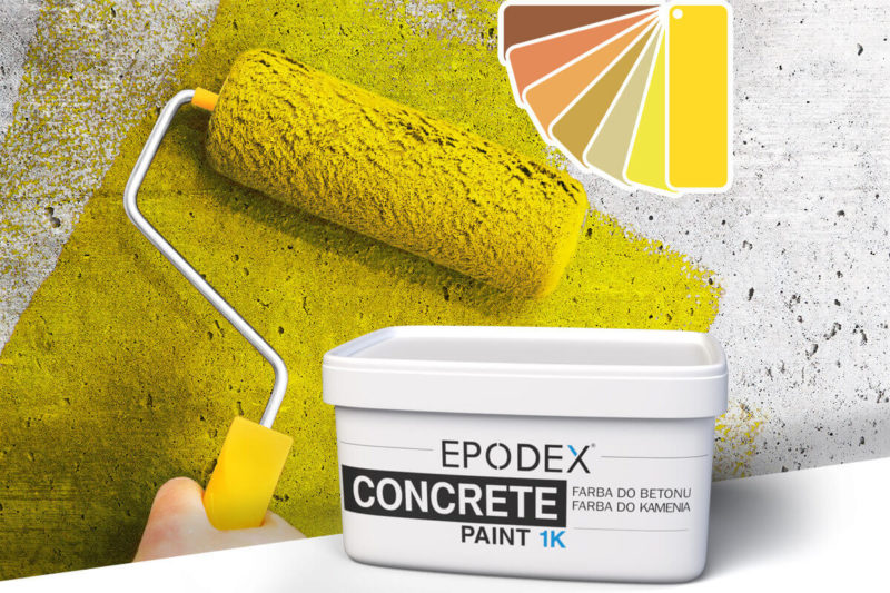 farba do betonu concrete paint gelb
