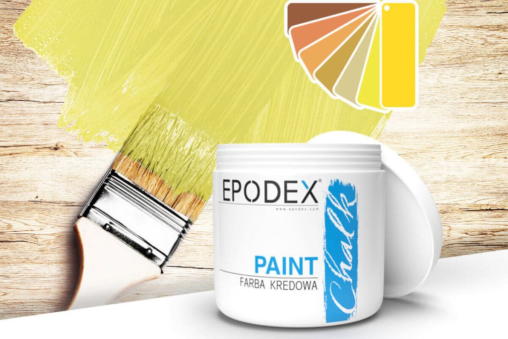 kreidefarbe chalk paint epodex gelb 2