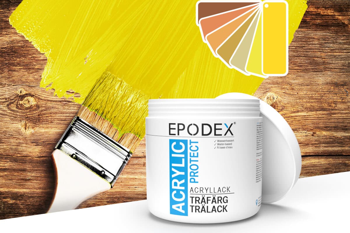 acryllack trafarg gelb