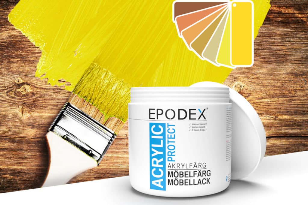 acryllack mobelfarg gelb 2