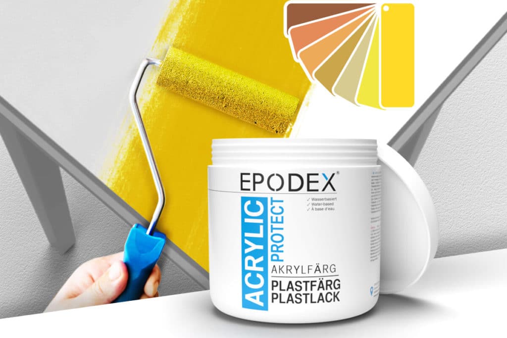 acryllack plastfarg gelb 2
