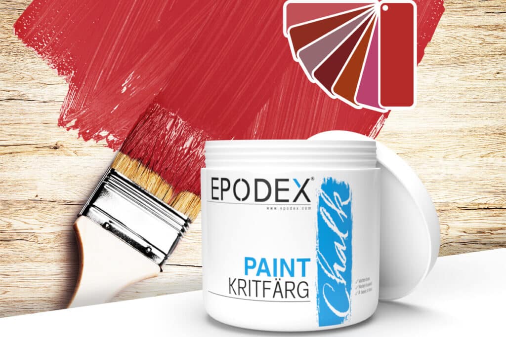 kritfarg chalk paint epodex rot