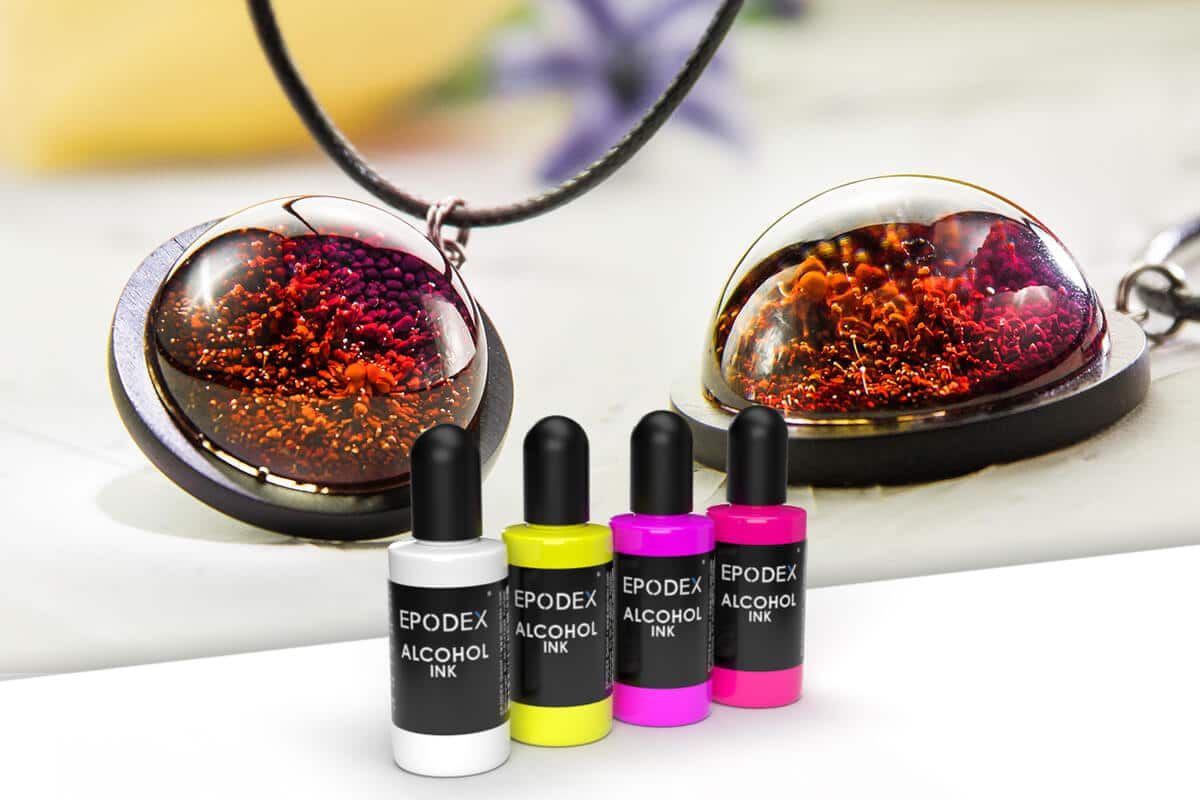 Alcohol Ink Petri Candy 4 cores para resina e arte | EPODEX, image size:1200x800