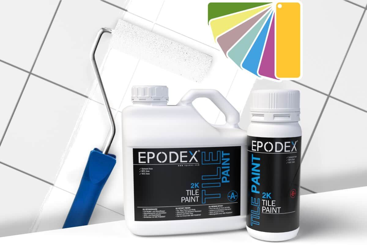 2K Tile Paint - Extremely Abrasion Resistant in All Colors | EPODEX