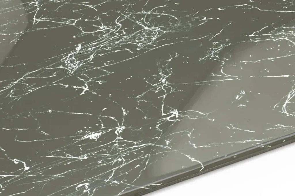 Arbeitsplatte Bodenbelag marble betongrau weiss