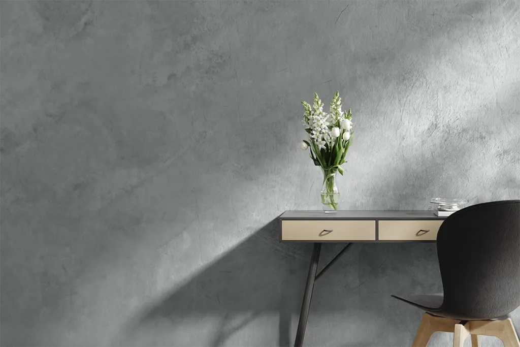 Beton cire Mikrozement wand iron