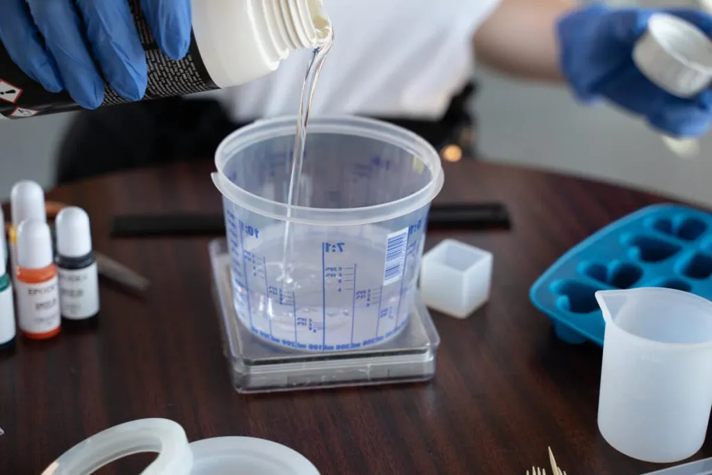 Epoxidharz kette giessen diy 