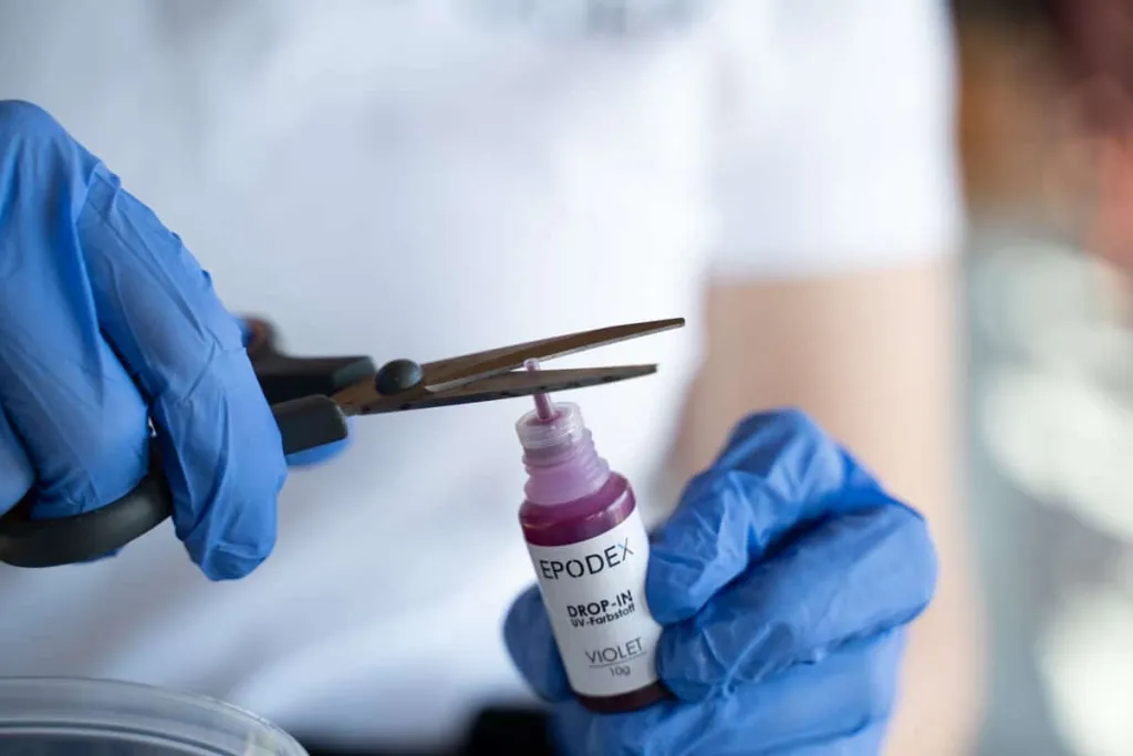 Epoxy Resin magnets in Paint