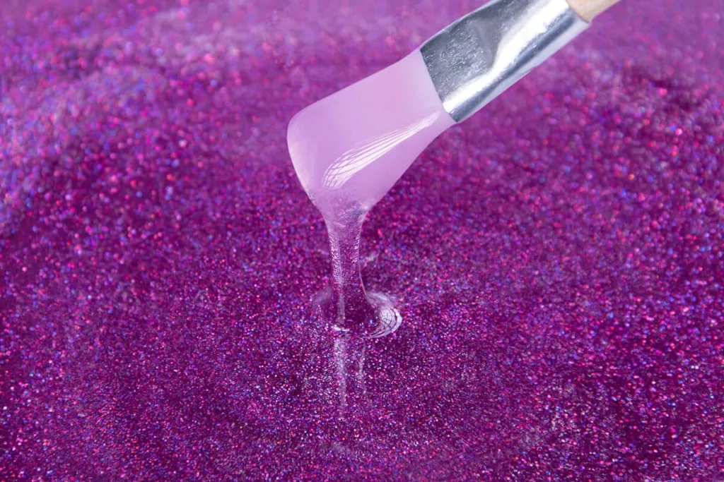 Epoxiharts Glitter pigment lila  