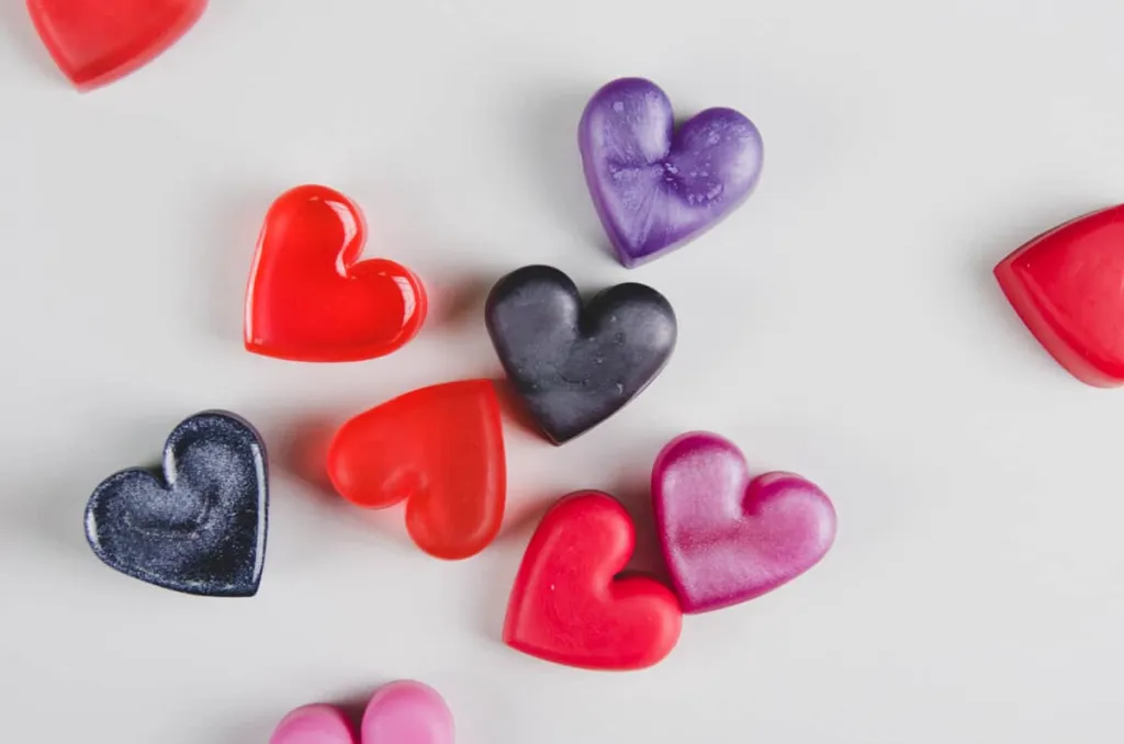 Art Resin magnets coloured