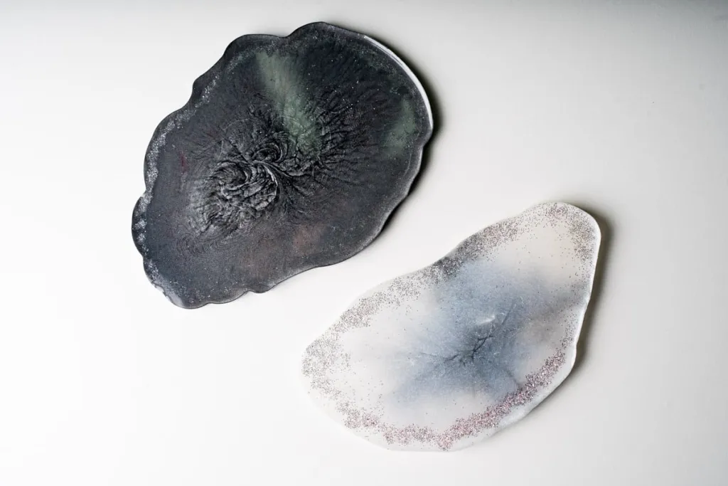 Art Resin coaster geode made of Epoxy Resin