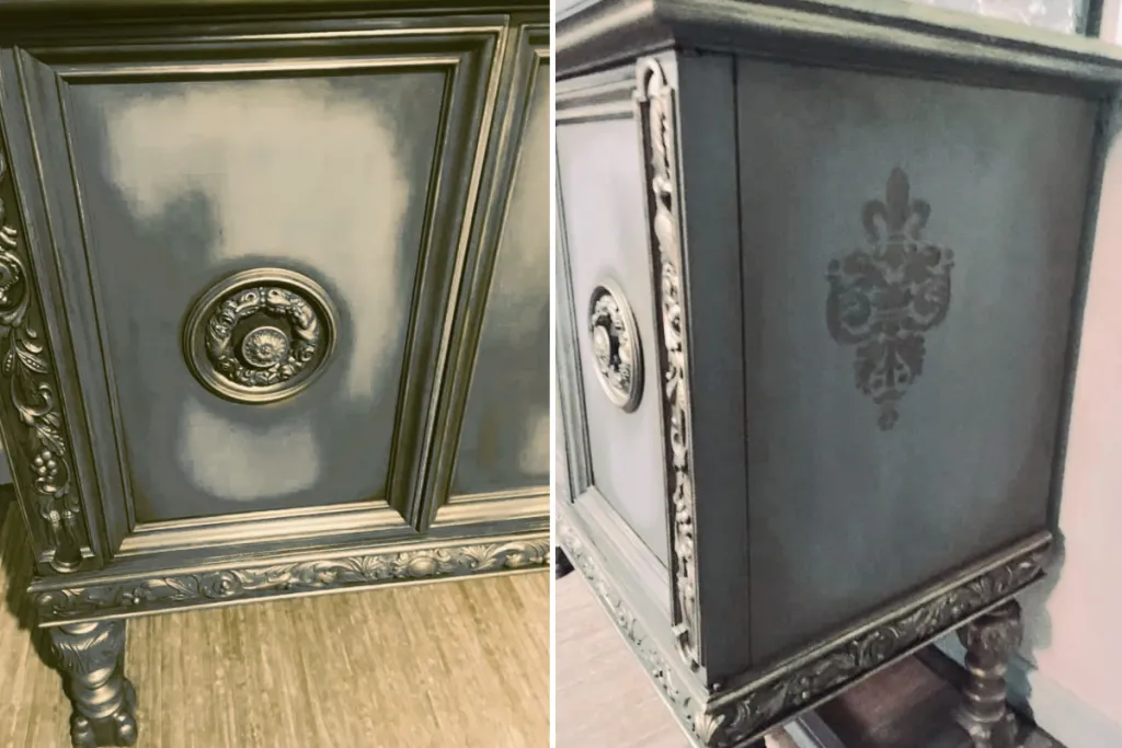 Peinture à la craie meubles chrome Peinture à la craie meubles chrome