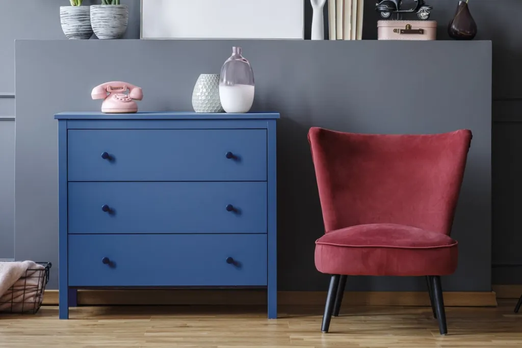 Kreidefarbe ultramarinblau