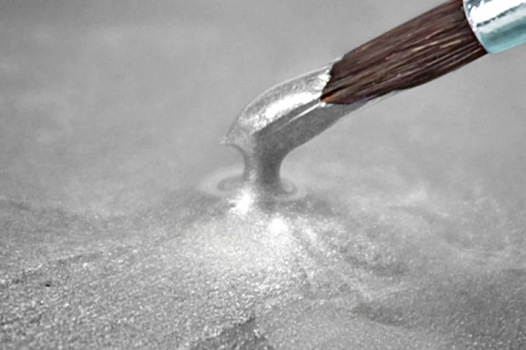 Epoxidharz metallisch platinum silber